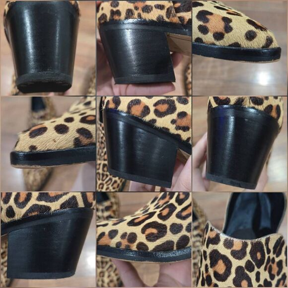 Dolce Vita Leopard Print Chelsea Slip-on Block Heel Booties(F032)-Size 7 - Picture 11 of 12